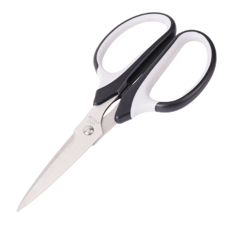 得力 学生剪刀 办公家庭用剪刀 199cm 蓝 6001