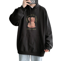 茜靓CHYLLIRN春季卫衣男宽松港风ins男生帅气印花连帽学生外套加厚百搭衣服潮