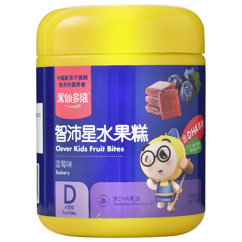 果仙多维V 智沛星水果糕蓝莓味100g