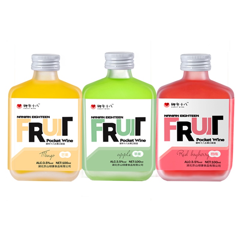 苏宁宜品认证芒果酒低度微醺女士甜水果酒100ml 芒果酒1瓶