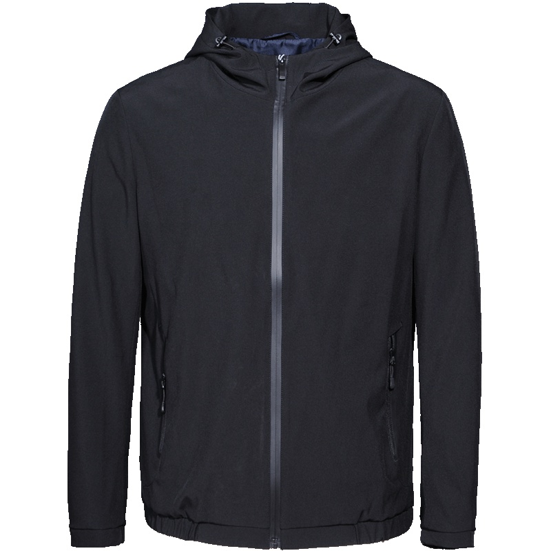 美尔雅(MAILYARD)男式茄克 商务休闲男士连帽夹克衫 春装外套 143