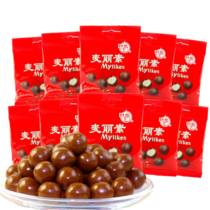 梁丰 麦丽素牛奶巧克力15g*20包[散]