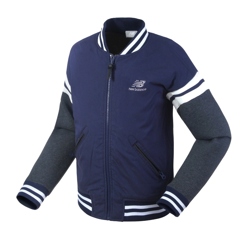 New Balance NB新百伦女长袖运动夹克棒球外套AWJ53644-EPK
