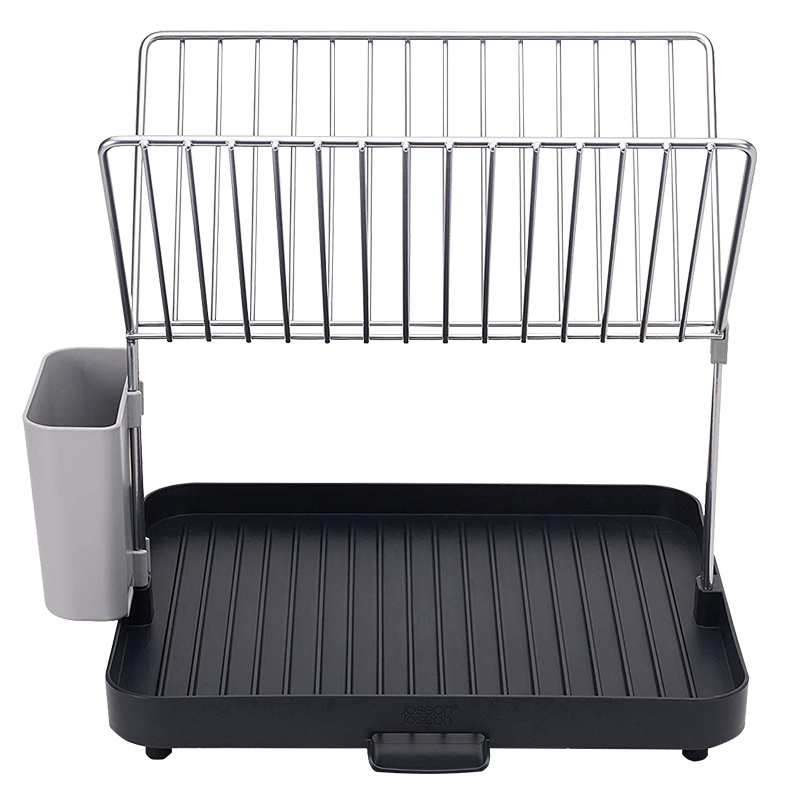 [双层空间]英国Joseph Joseph Y型碗碟沥水架 置物架(35.8*30.3*28.5cm)黑灰其他厨房小工具