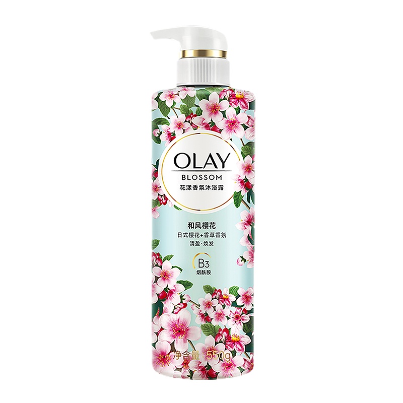 Olay花漾香氛沐浴露和风樱花550克