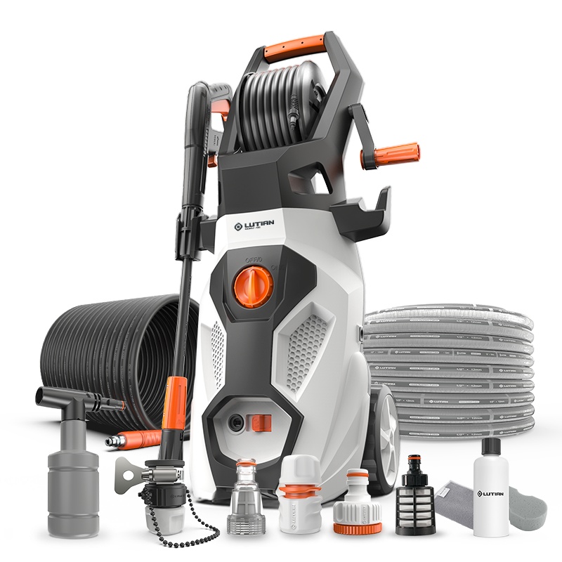 绿田洗车机 家用高压220V清洗机大功率1900W自助洗车泵刷车泵洗车神器汽车用品 505B悟空