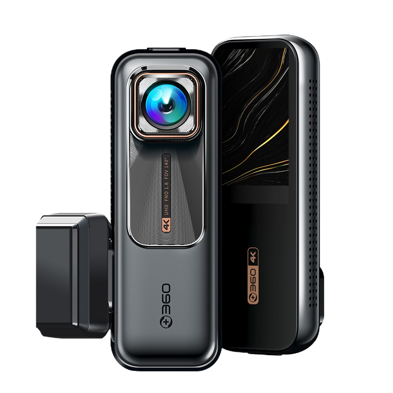 360行车记录仪K980 4K高清录影循环录像24小时停车监控碰撞感应缩时录影小巧隐藏免安装+缩时录影监控线套餐