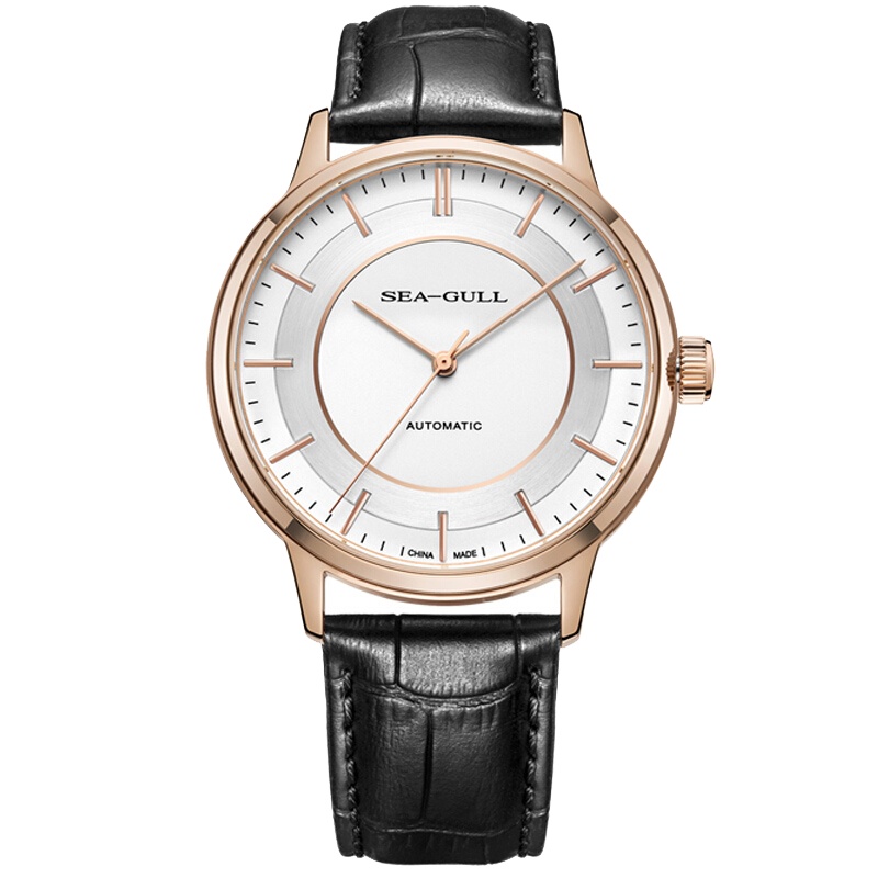 海鸥表(SEAGULL)手表 国民系列自动机械男表 经典大三针男士手表6061系列