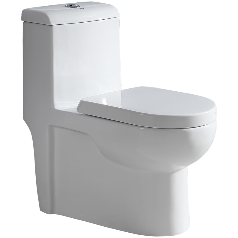 欧路莎虹吸连体式坐便器普通马桶节水型全管道施釉表面不挂污易清洁OLS-928