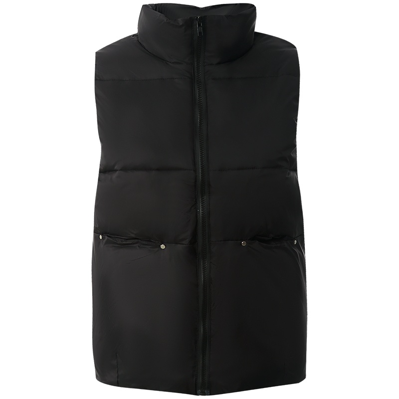 OUNIXUE欧昵雪 | [保暖防风高领马甲]冬季宽松背心加厚棉衣短款棉袄外套女