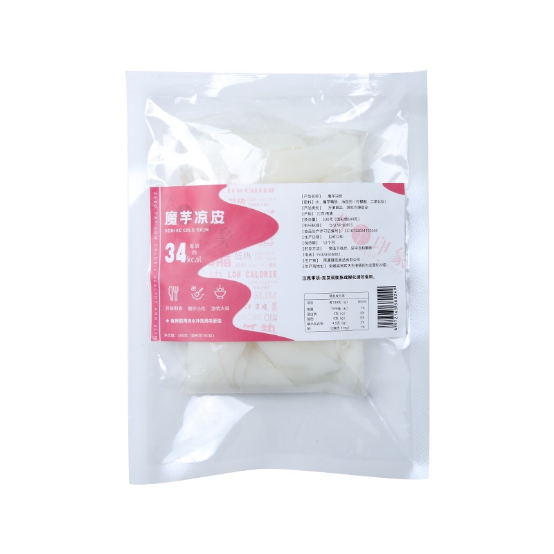 昔日印象魔芋凉皮2700g食品方便面速食零食(300g*9袋)