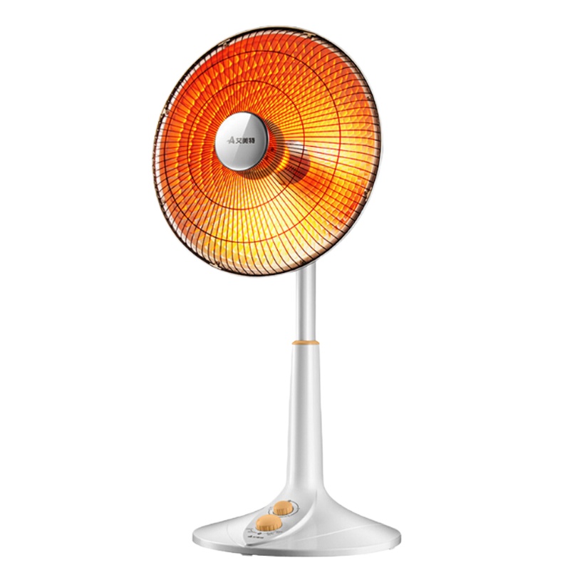 艾美特(Airmate)取暖器 摆头定时功能倾倒断电台地式1200瓦电暖器家用电暖气节能远红外小太阳 HF1214T-W