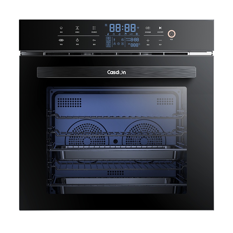 CASDON/凯度 SR8030XE14-CT嵌入式高端旗舰店电烤箱家用 烘培内嵌式纯烤箱80L大容量镶嵌双热风厨房电器