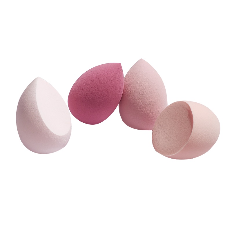 粉色安琪SWEET PINK鸡蛋仔粉扑4个装一盒干湿两用亲肤不吃粉