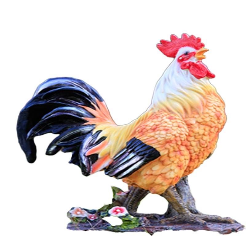 有康YK-68户外庭院仿真公鸡造型摆件