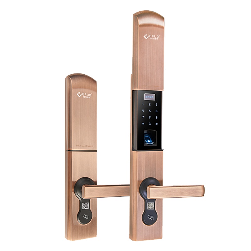 爱而福德(EFUD)8038智能门锁指纹锁密码锁家用全自动智能门锁指纹锁密码锁防盗门锁电子锁感应卡开门科技黑