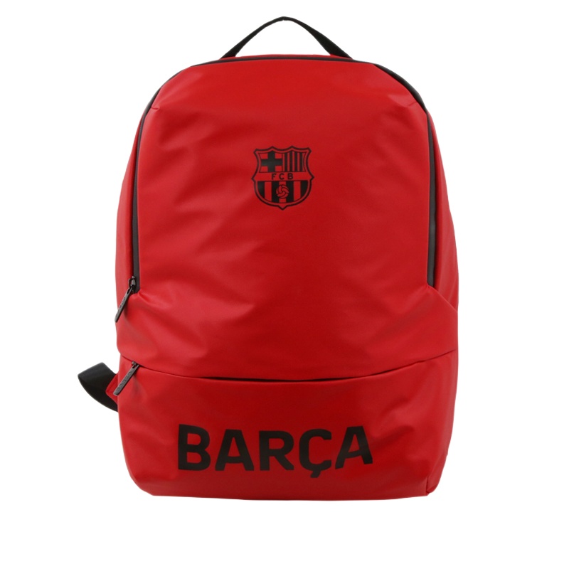 巴萨巴塞罗那FCB官方正品时尚男女士多功能大容量手提运动户外登山健身训练商旅行电脑挎包双肩背书包(红色)