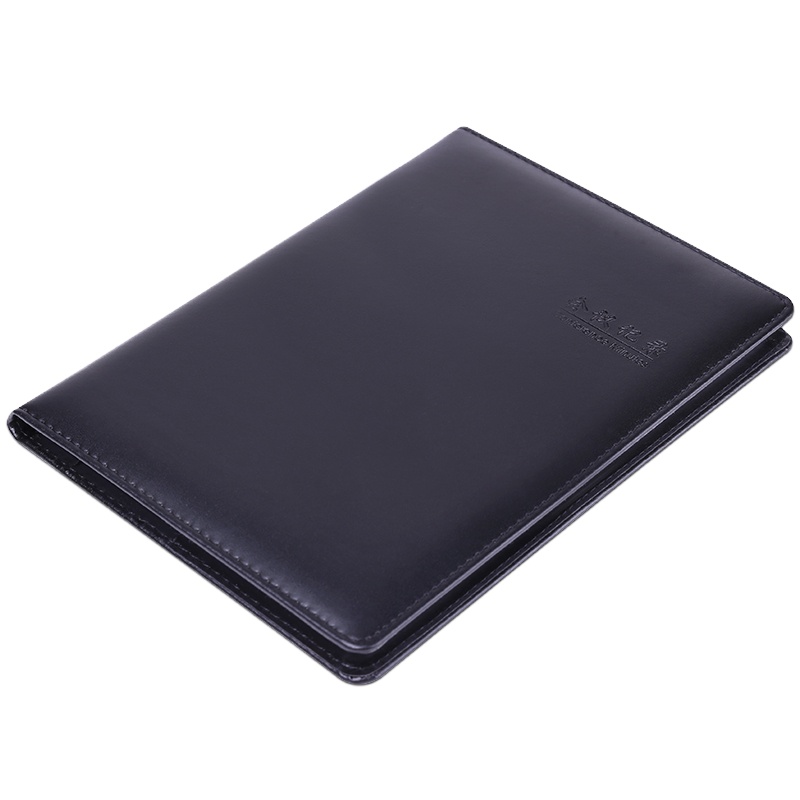 AQ 7950笔记本子皮面本会议记录本办公记事本 会议记录 25K80页(TL)