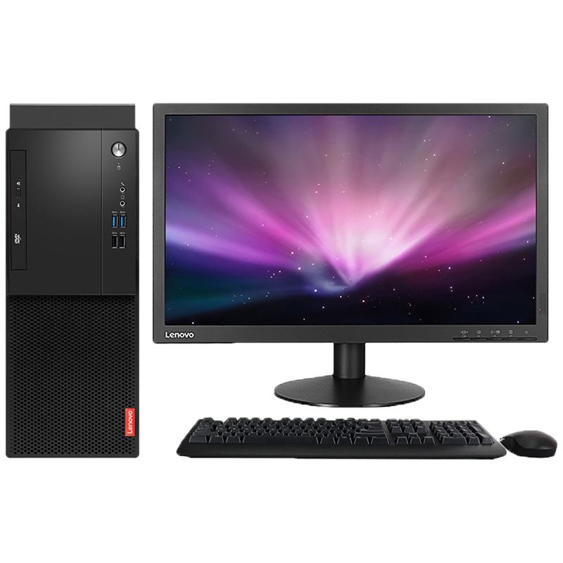 联想启天M520-D067 A10 Pro-8770 4G 1T DVDRW 2G独显 WIN10 21.5寸显示器