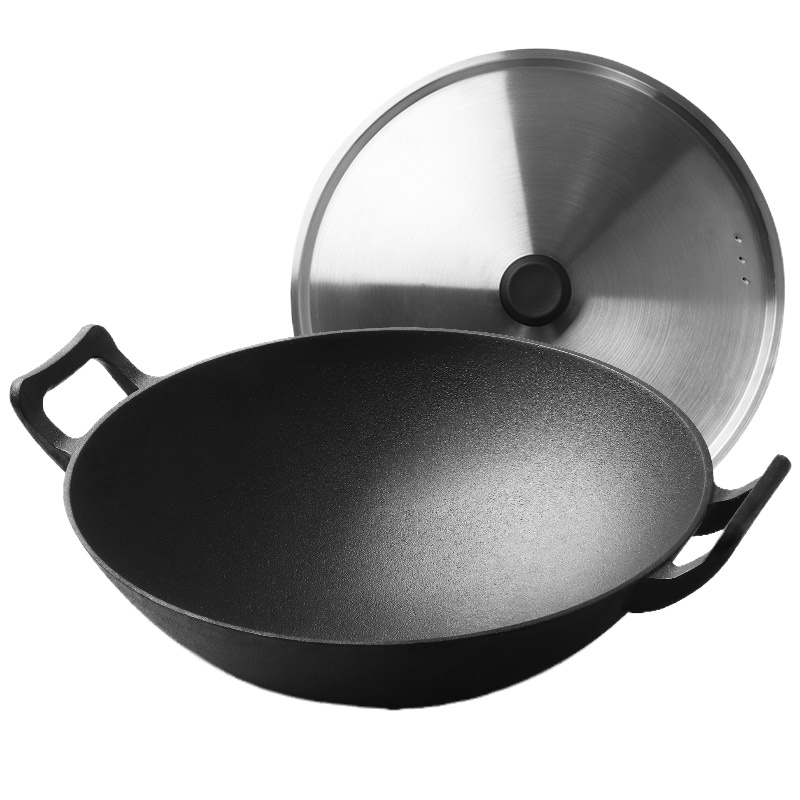 炊大皇(COOKER KING ) 炒锅 WG41432 精铸铁锅无涂层铁锅明火炉灶专用