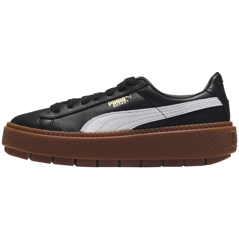 【自营】彪马PUMA女运动休闲板鞋 36610901黑色+彪马白