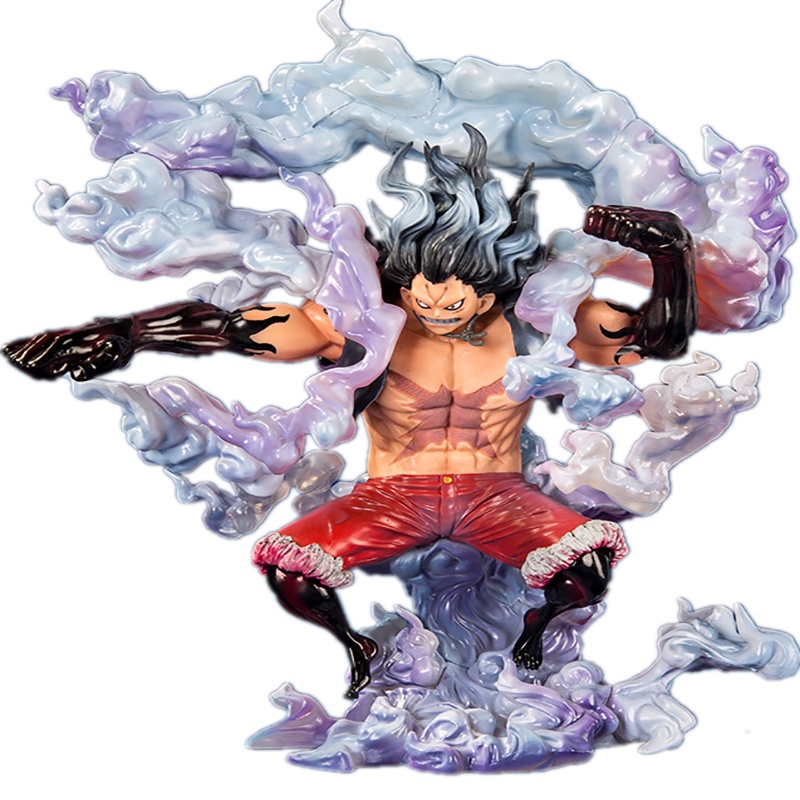 四档路飞手办 海贼军团 蛋糕岛 二次元 模型摆件盒装玩具