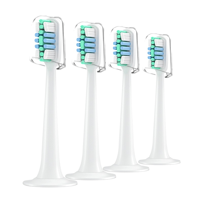 适配小米电动牙刷头米家青春版MI适用成人声波柔软毛清洁迷你通用T300/T500替换刷头 配小米[舒适清洁型]4支