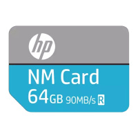 惠普(HP)64GB NM卡+读卡器套餐 华为/荣耀手机专用内存卡 平板存储卡非TF卡 读90MB/s写83MB/s