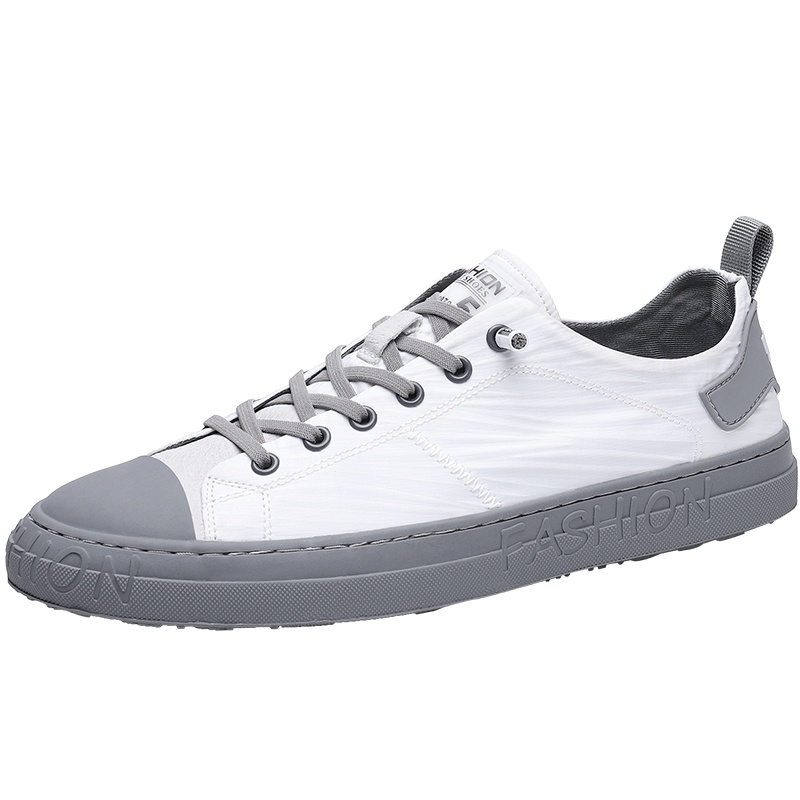 男鞋透气运动休闲鞋一脚蹬板鞋男士韩版潮流学生帆布鞋子黑色 HS205