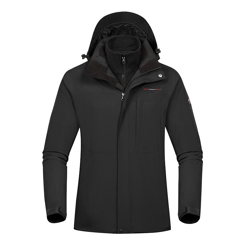 诺诗兰（NORTHLAND）冲锋衣 户外秋冬19款男式套抓绒内胆加绒加厚防风保暖防水透湿三穿冲锋衣衣GS085X05