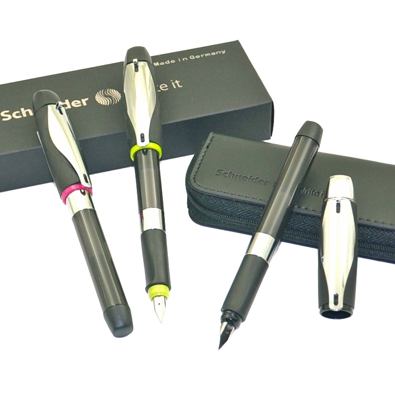 德国进口施耐德(Schneider)墨水钢笔智者ID铱金笔商务办公送礼钢笔F尖