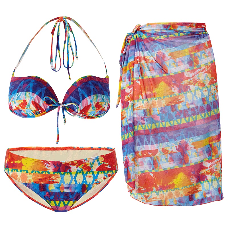 号手情侣款泳衣女比基尼2019新款性感沙滩裤男海边度假温泉游泳衣