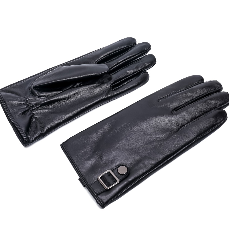 SHERIDAN喜来登男士时尚休闲商务绵羊皮加绒手套NL171201S