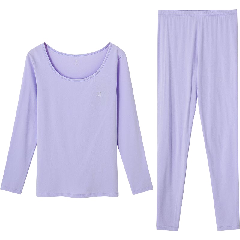 爱帝保暖内衣女套装男士秋衣秋裤薄款打底秋冬情侣套装