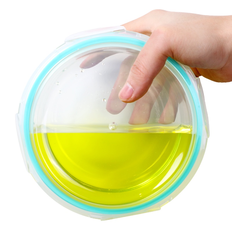 中锐智采 饭盒两件套 高硼硅耐热玻璃 饭盒 保鲜盒 玻璃饭盒 微波炉适用 送包 一套价格