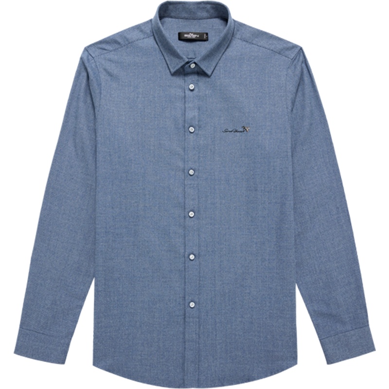 柒牌SEVEN男装长袖衬衫男士商务休闲衬衣潮流青年宽松抗皱上衣