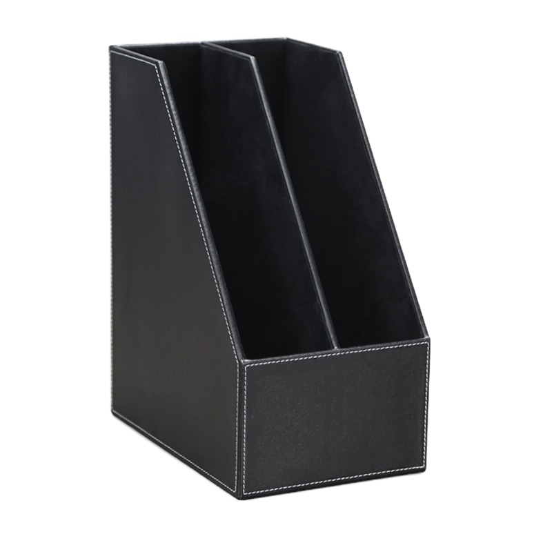 萃姿尔(TRESOR)两联文件筐/皮革桌面收纳盒.NX