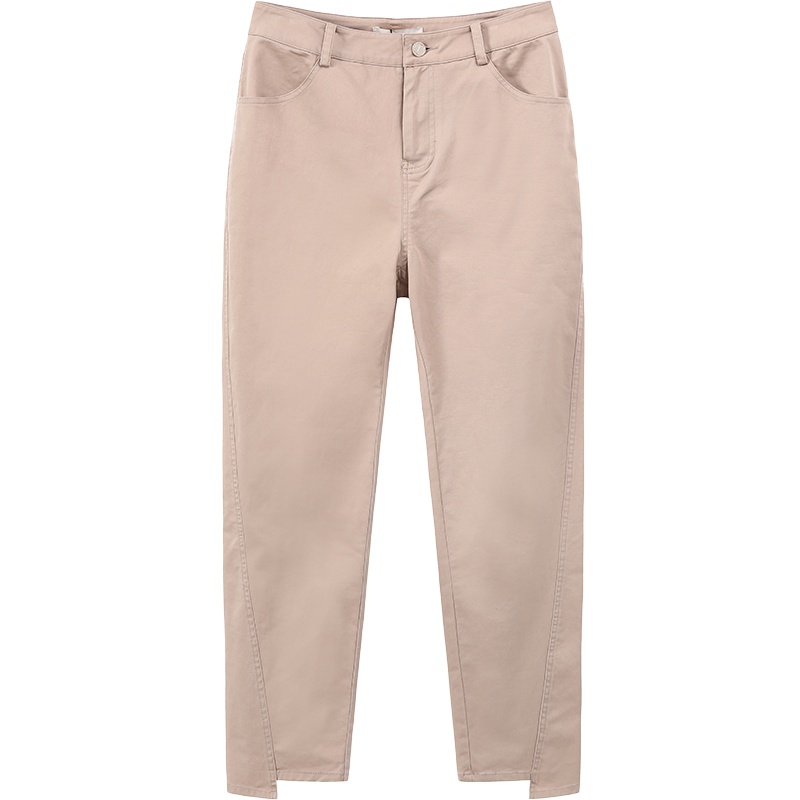 ERAL/艾莱依小脚九分裤2018夏装时尚舒适高腰裤女