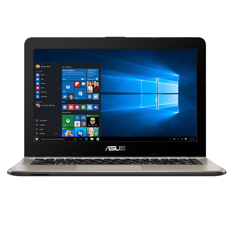 ASUS/华硕顽石商务版 A441/X441MB4100 四核N4100 8G 256G固态 2G独显 14英寸商用家用学生本轻薄本便携笔记本电脑 定制版 黑色