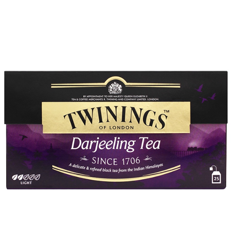 川宁(TWININGS) 欧式大吉岭红茶25包*2g *2盒 英国进口袋泡茶包办公室家庭饮品 ZX