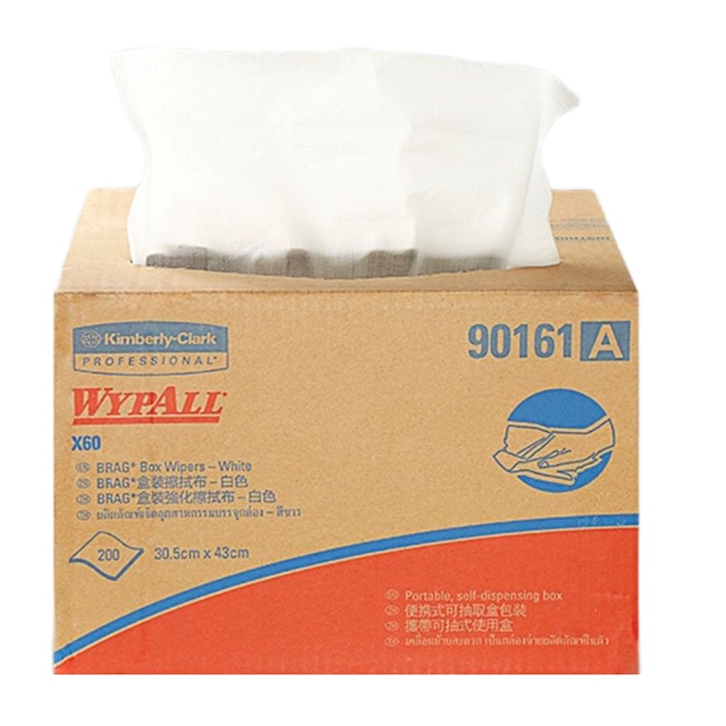 金佰利 盒装白色擦拭布200张/盒