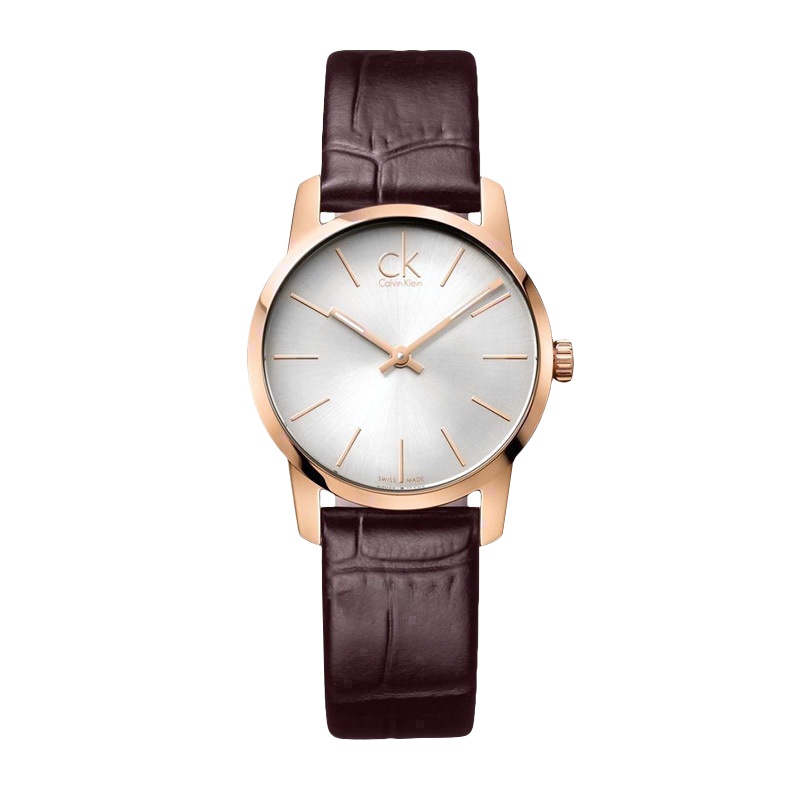 新品CK手表 CITY系列情侣夜光石英女表K2G23620