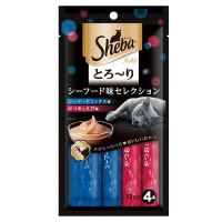 希宝成猫猫条 舔食软包罐头 海洋尊享+鲣鱼+虾 48g*6包