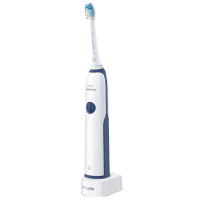 飞利浦(Philips) 动牙刷 成人声波震动情侣牙刷(自带刷头*2) 智能净白 牙龈呵护 HX3226/22深海蓝