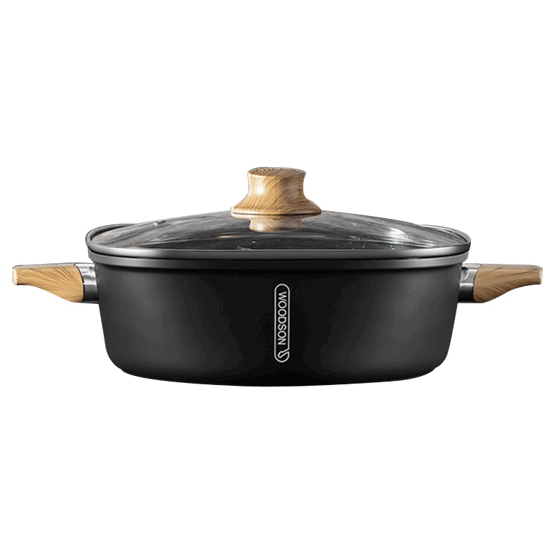 苏泊尔Woodson系列方形鸳鸯火锅28cm