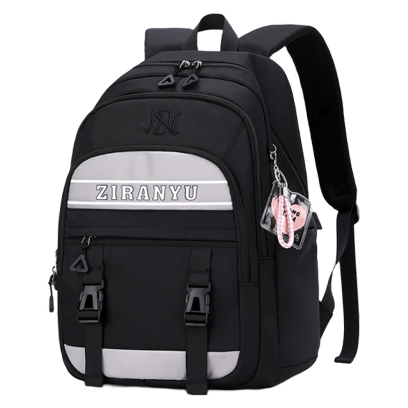 迪嘉乐双肩背包简约学生大容量小学生女3-6年级书包男减负撞色包