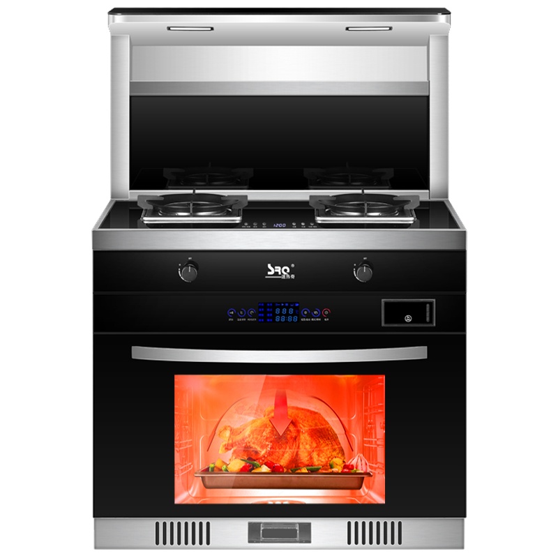 速热奇SRQ-9316集成灶蒸烤一体机侧吸下排抽油烟机红外燃气灶天然气