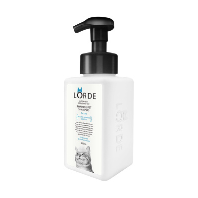 LORDE里兜猫咪泡沫沐浴露400ml 宠物猫咪通用洗浴用品沐浴露