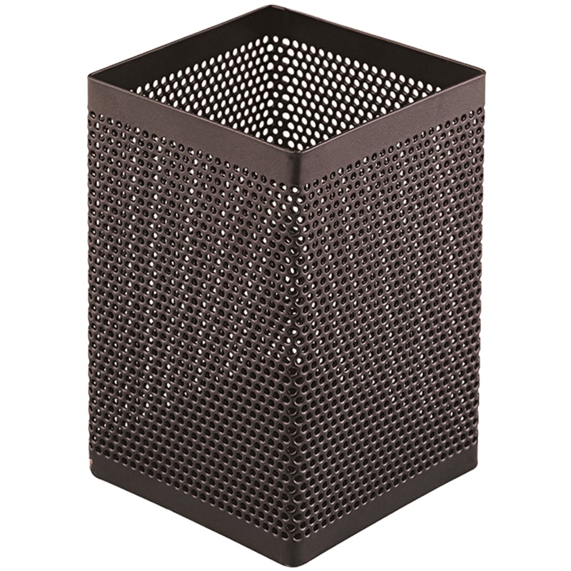 齐心B2003 中号金属网格方笔筒(5个装)