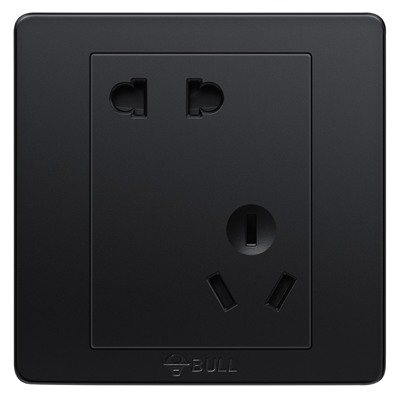 公牛(BULL) 开关插座面板 电源插座USB插座G07 皓钻黑系列 其他86型插座面板